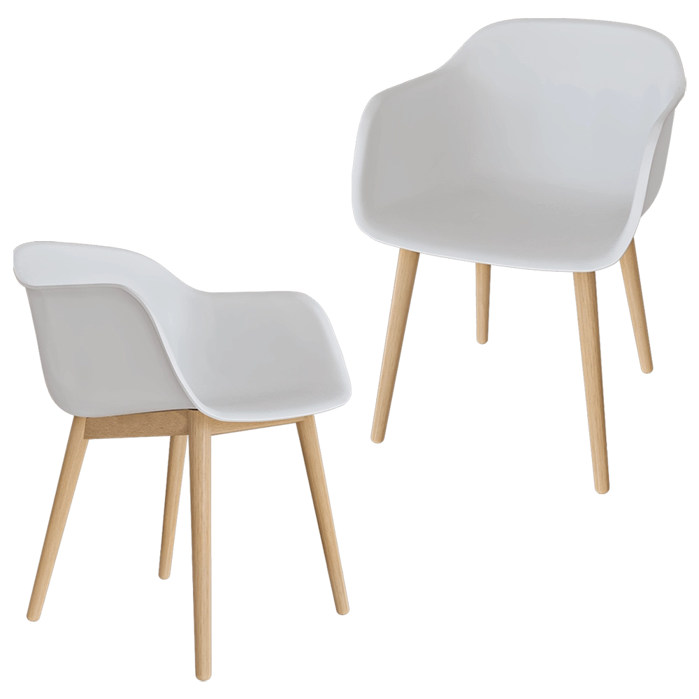 Muuto – Armchair Fiber 3D Model Muuto – Armchair Fiber 3D Model
