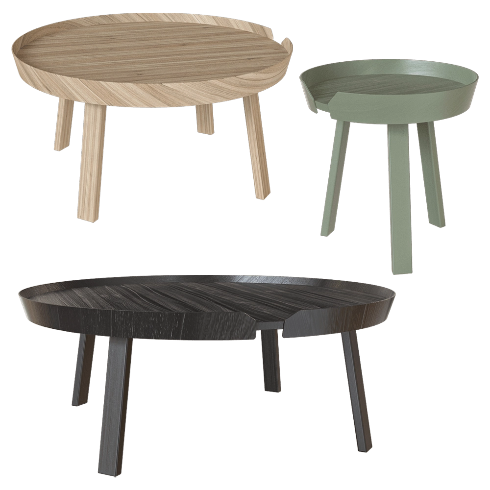 Muuto – Coffee table Around 3D Model Muuto – Coffee table Around 3D Model