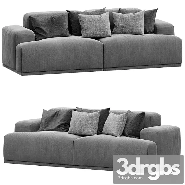 Muuto Connect Sofa Lounge By Anderssen 3D Model Download