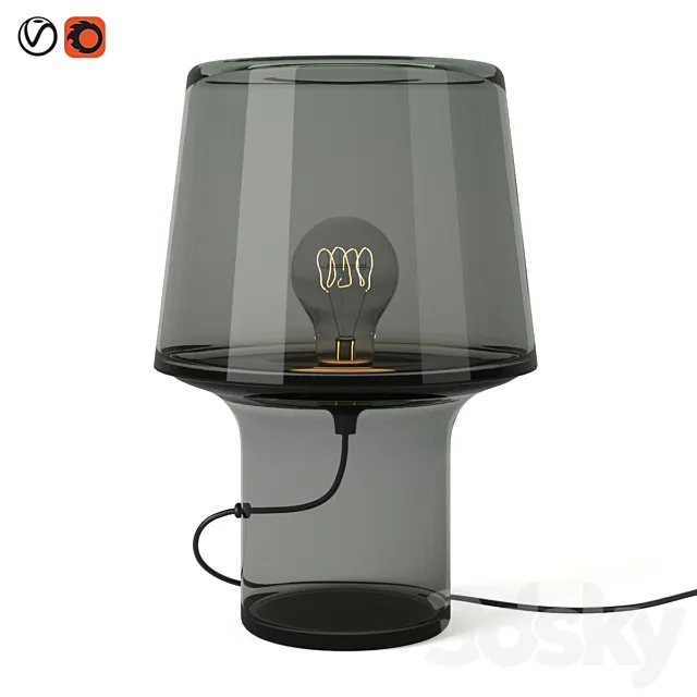 Muuto Cozy in Gray Lamp 3D Model Muuto Cozy in Gray Lamp 3D Model