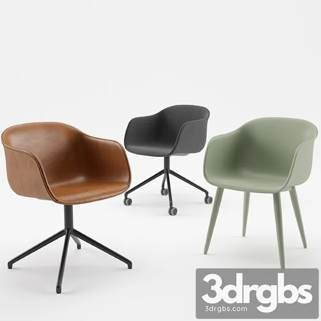 Muuto Fiber Armchair 6 3D Model Download Muuto Fiber Armchair 6 3D Model Download