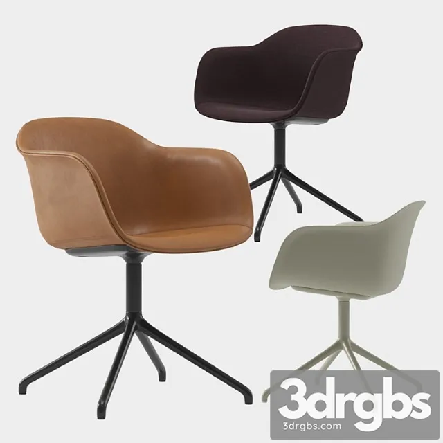 Muuto fiber armchair swive base 2 3D Model Download Muuto fiber armchair swive base 2 3D Model Download