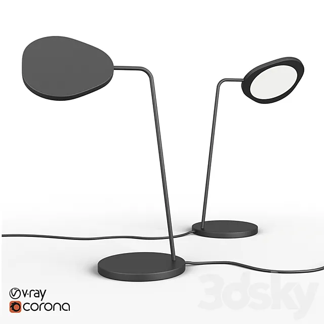 Muuto leaf table lamp 3DModel Muuto leaf table lamp 3DModel
