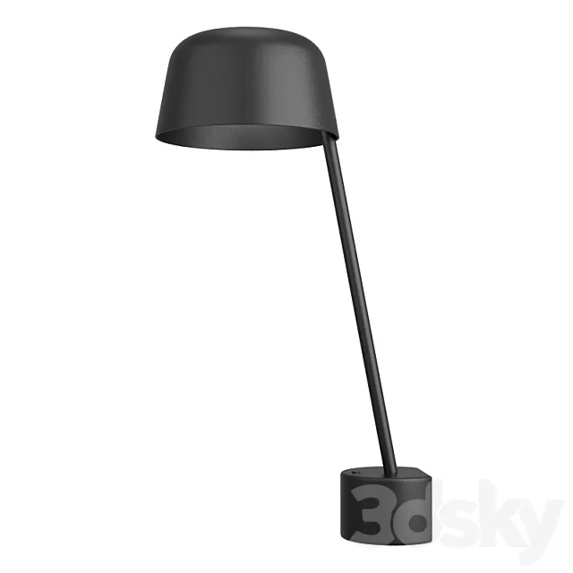 Muuto Lean Lamp 3D Model Muuto Lean Lamp 3D Model