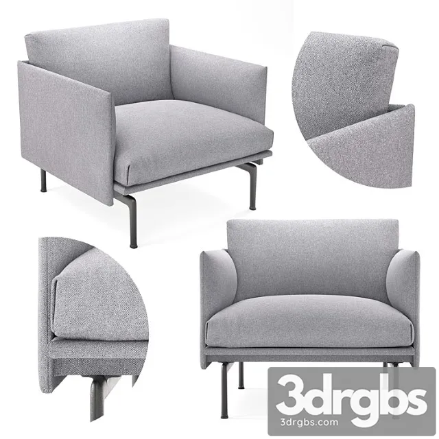 Muuto outline studio chair 3D Model Download Muuto outline studio chair 3D Model Download