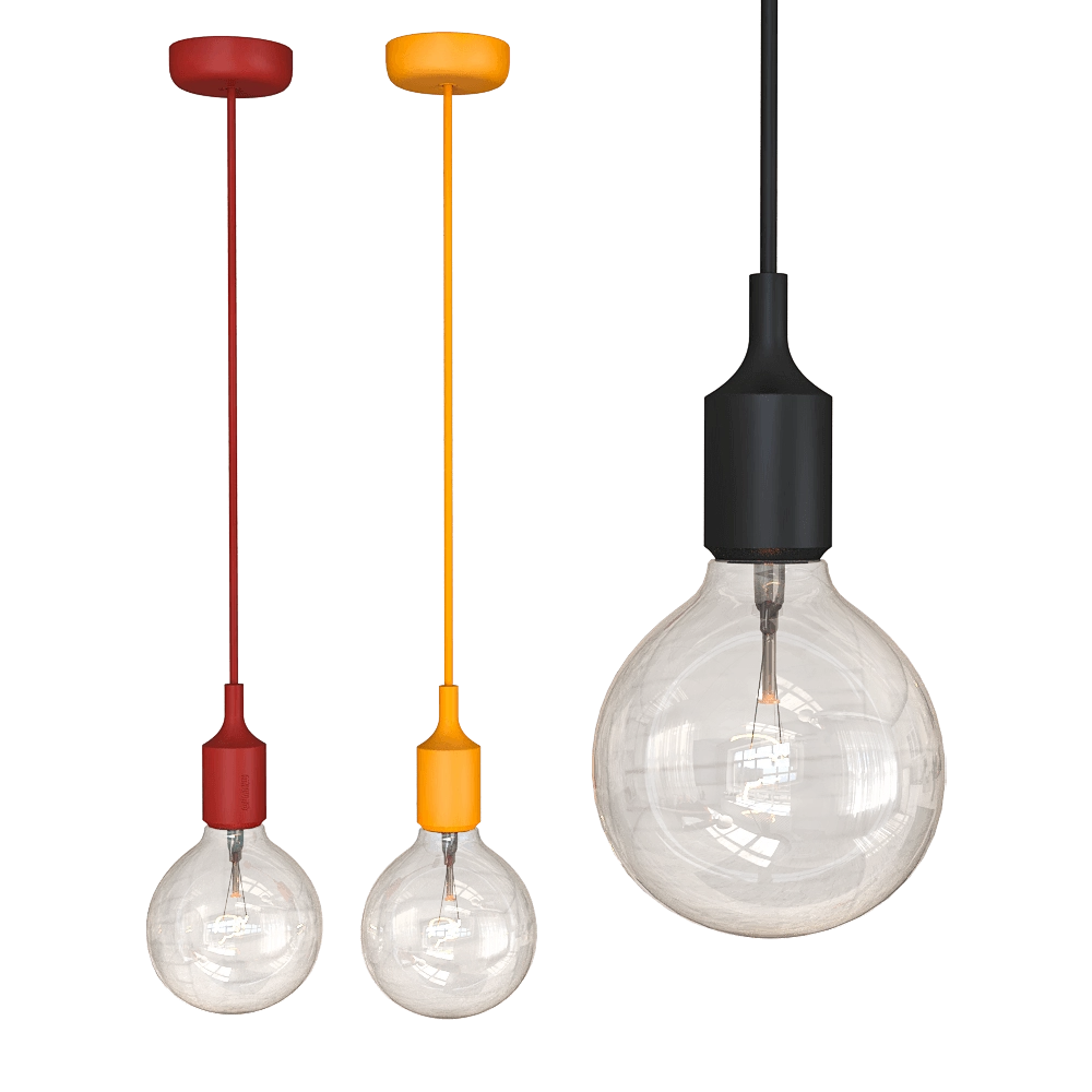 Muuto – Pendant lamp E27 3D Model Muuto – Pendant lamp E27 3D Model