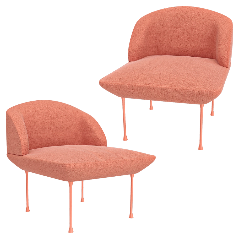 Muuto – Sofa Oslo 1 seater 3D Model Muuto – Sofa Oslo 1 seater 3D Model