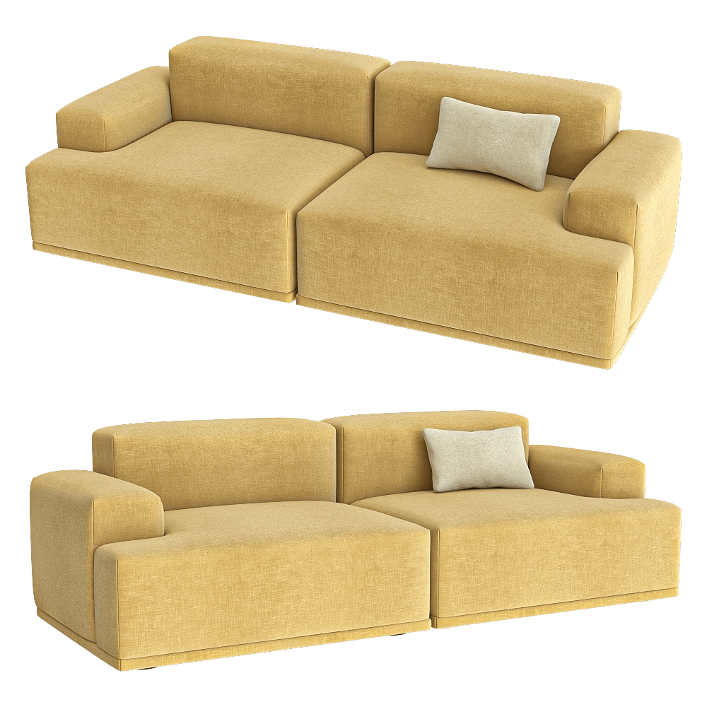 Muuto – Soft modular sofa Connect 3D Model