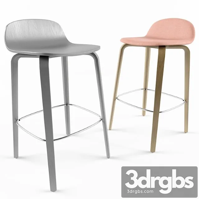 Muuto. visu bar stool. 2 3D Model Download Muuto. visu bar stool. 2 3D Model Download