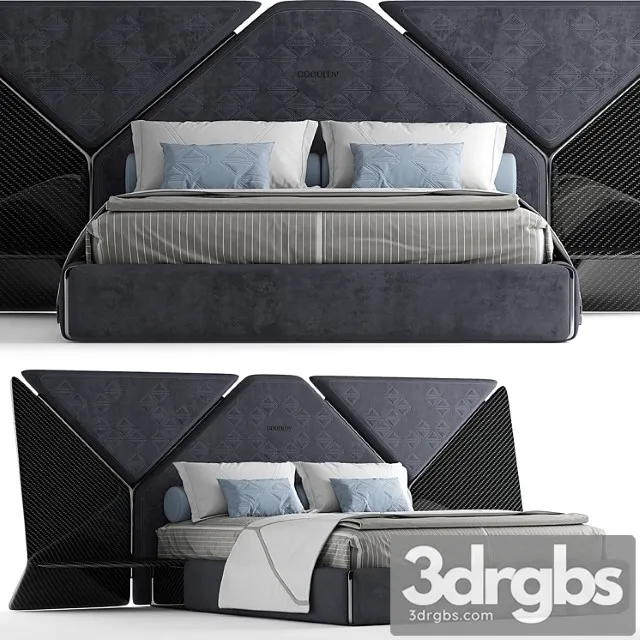 My design bed 2 3D Model Download