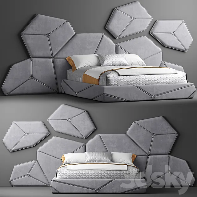 My design bed 3D Model My design bed 3D Model