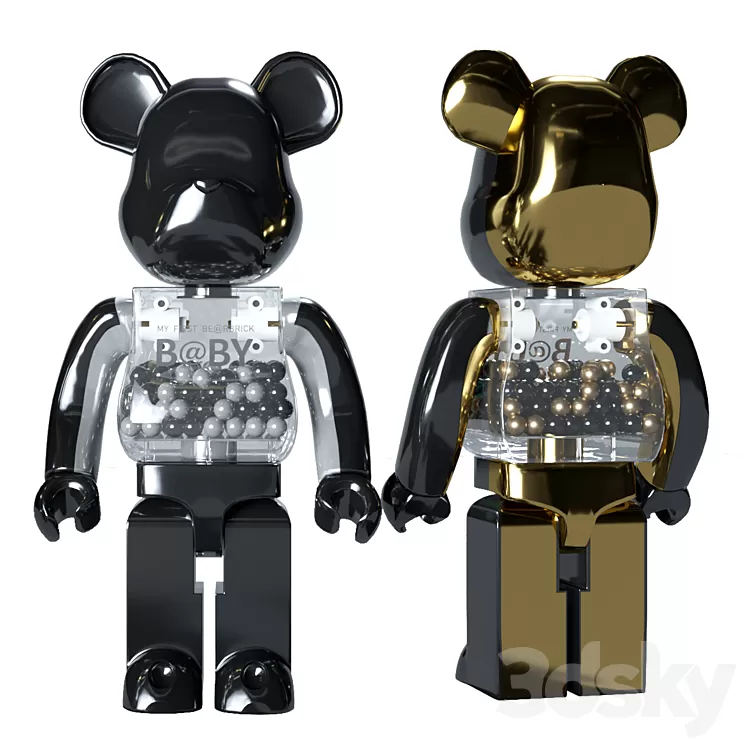 MY FIRST BEARBRICK 1000% 3D Model