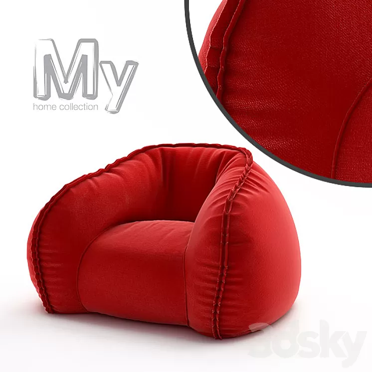 My Home Collection – Hug armchair 3D Model