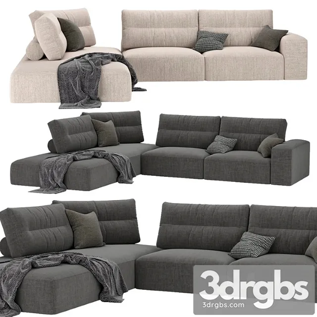 My Taos Sofa by Saba Italia 3D Model Download