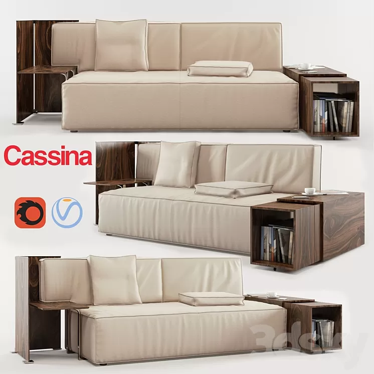 My World Sofa | Cassina 3D Model