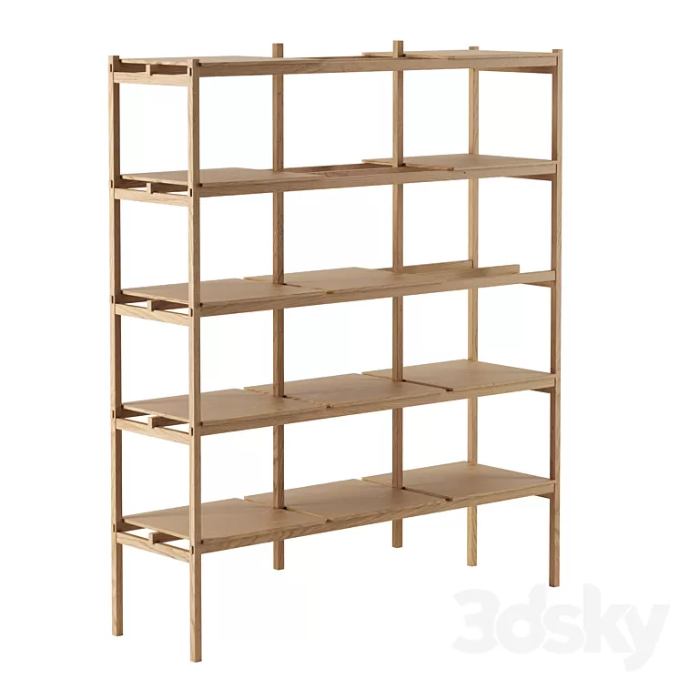 N – SS01 shelving system by KARIMOKU CASE STUDY 3D Model N – SS01 shelving system by KARIMOKU CASE STUDY 3D Model