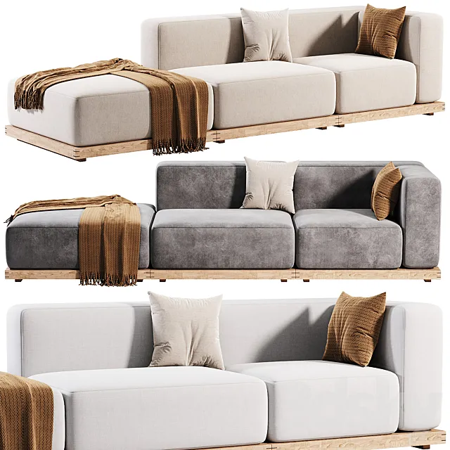 N-S02 Sofa by Karimoku Case Study 3D Model N-S02 Sofa by Karimoku Case Study 3D Model