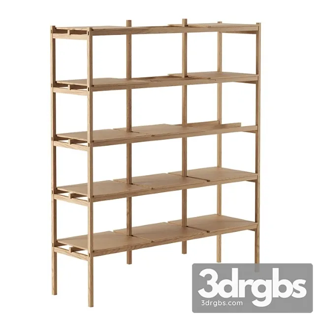 N Ss01 Shelving System By Karimoku Case Study 3D Model Download N Ss01 Shelving System By Karimoku Case Study 3D Model Download