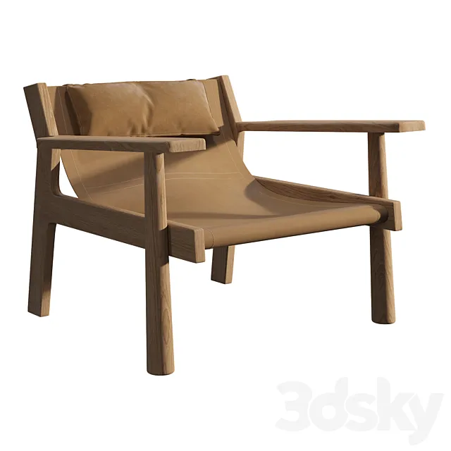 N903 Dune Lounge Chair 3DModel