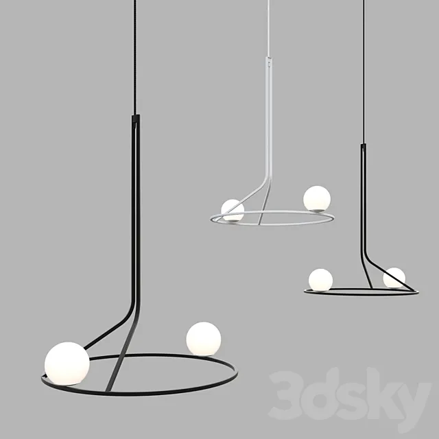 “Na Linii” pendant lighting by SVITANOK 3D Model