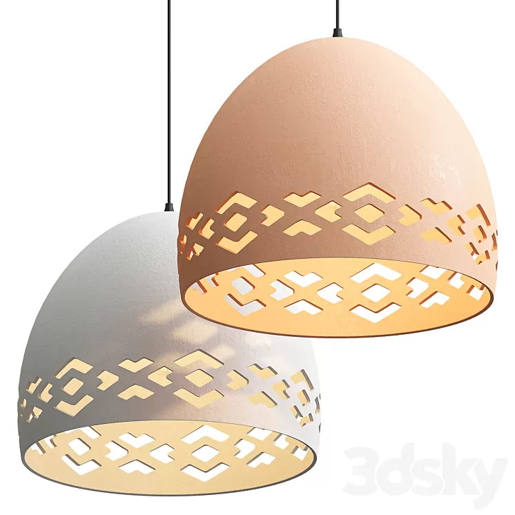 Naaya Lacey Dome Pendant 3D Model Free Download