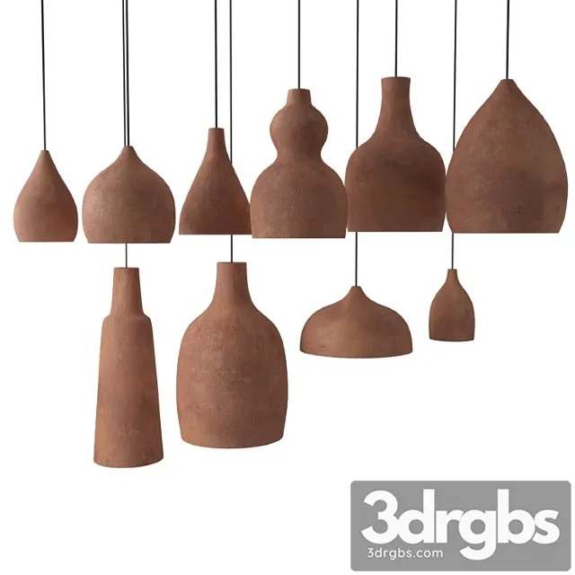 Nabor Lamp Iz Ghliny 3D Model Download