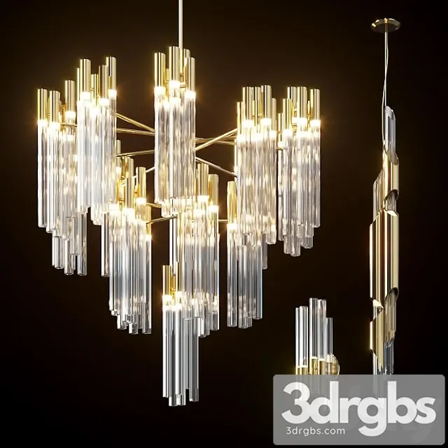 Nabor Svietil Nikov Fabriki Luxxu 1 3D Model Download