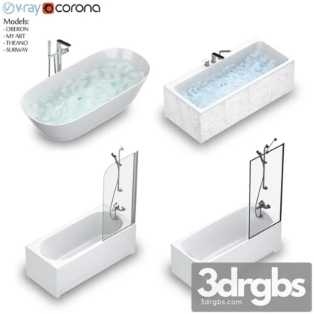 Nabor Vann Villeroy Boch Set 55 Oberon Subway My Art Theano 3D Model Download