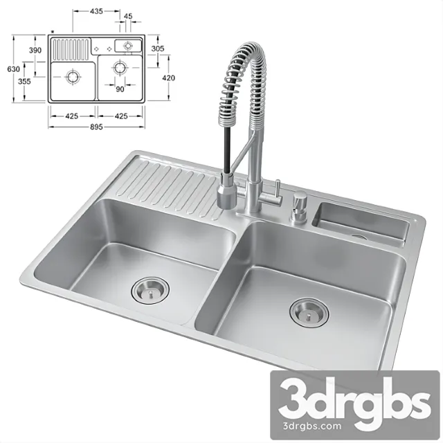 Nabu and lux mixer 3D Model Download