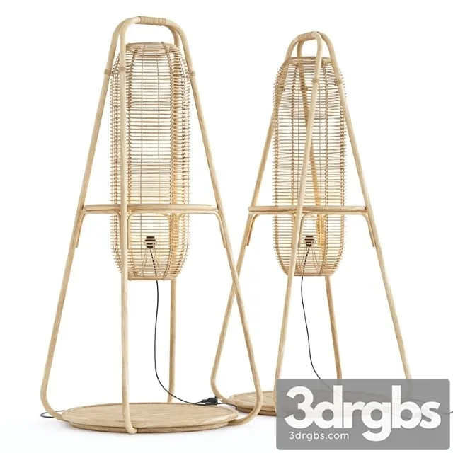 Nacelle Floor Lamp 3D Model Download