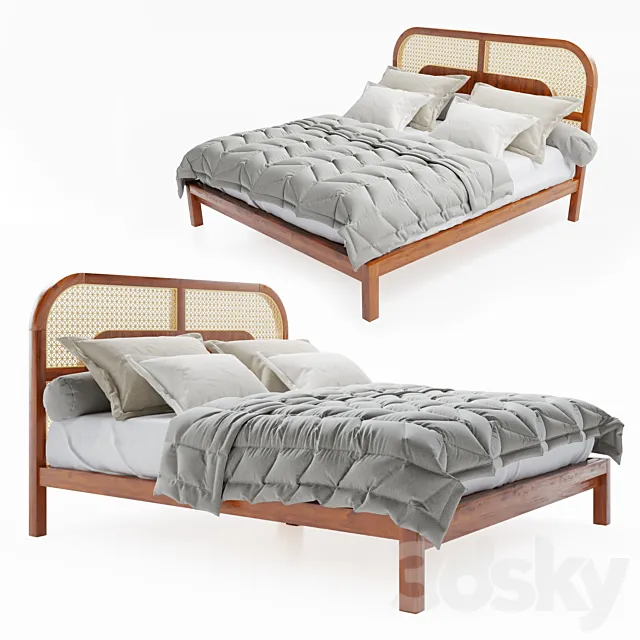 Nadi cane bed 3D Model Nadi cane bed 3D Model