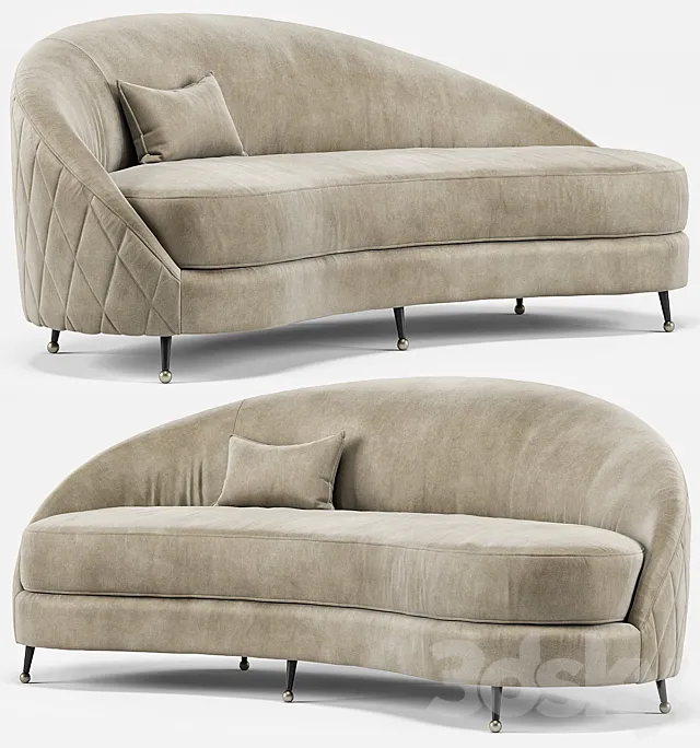 Nadine Sofa 3D Model Nadine Sofa 3D Model