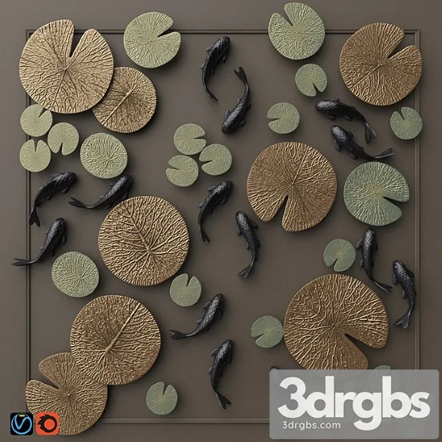 NAGA Wall Decor Set 1 3D Model Download