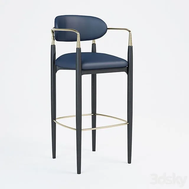 Nahema Bar Stool 3D Model