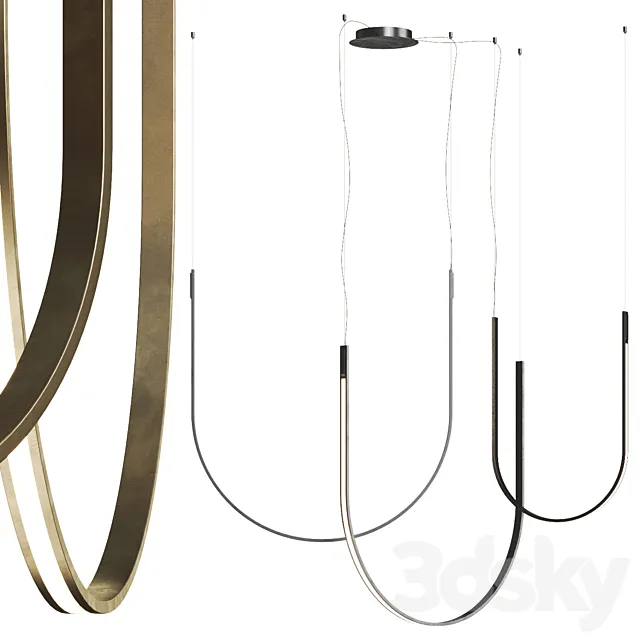 Nahun Ribbon by Cattelan Italia 3D Model Nahun Ribbon by Cattelan Italia 3D Model