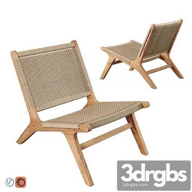 Nairobi garden armchair no2 woven