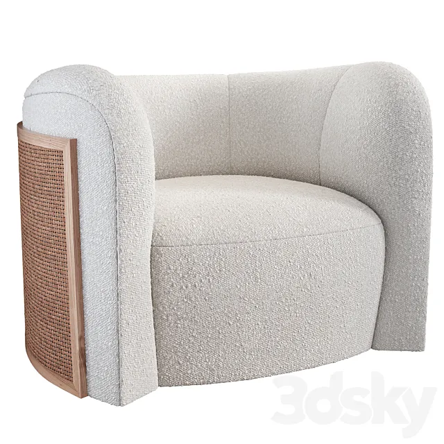 NAMI LOUNGE CHAIR BAKER 3D Model