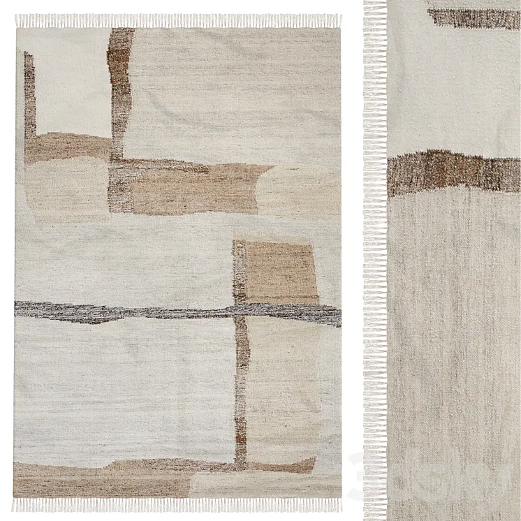 Namili wool and cotton carpet 3D Model Free Download