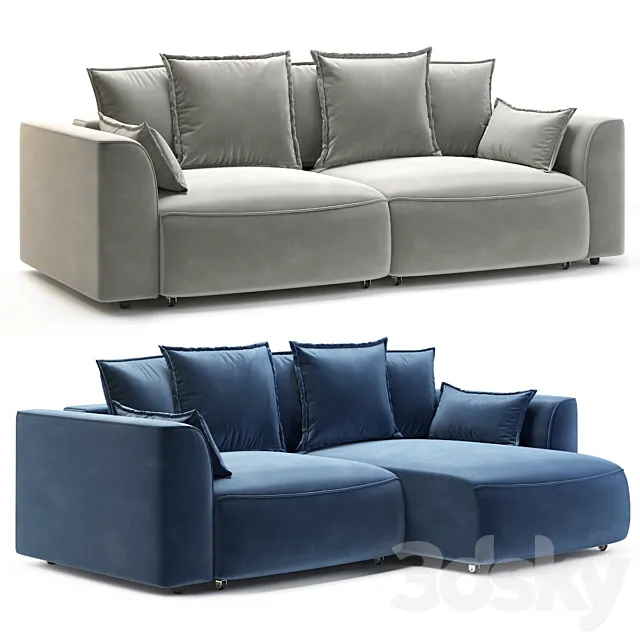 Napa sofa 3D Model Napa sofa 3D Model