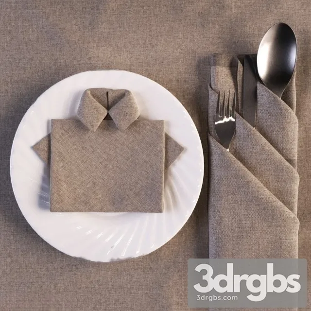 Napkin 3D Model Download