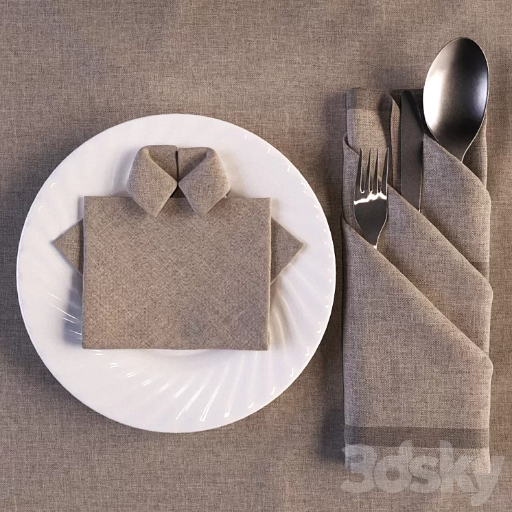napkins 3D Model