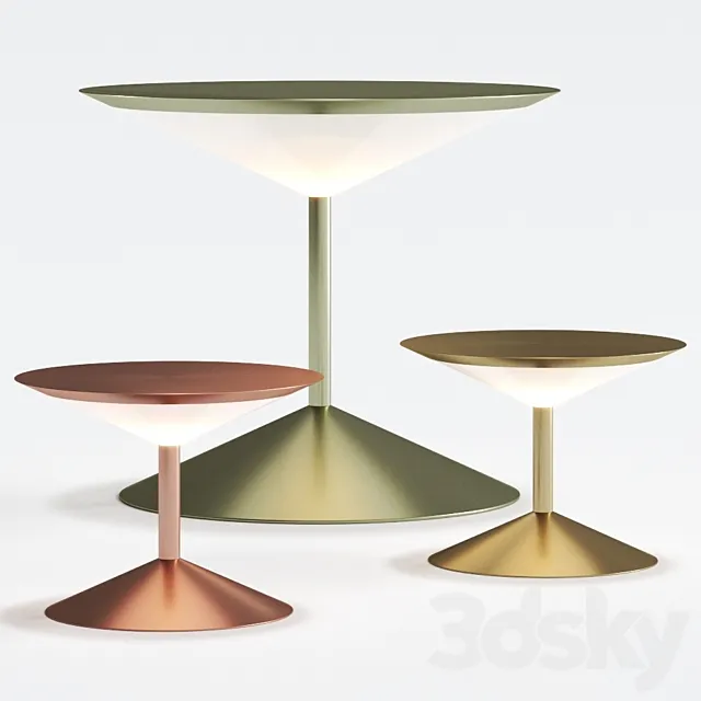 NARCISO by Penta table lamp 3DModel NARCISO by Penta table lamp 3DModel