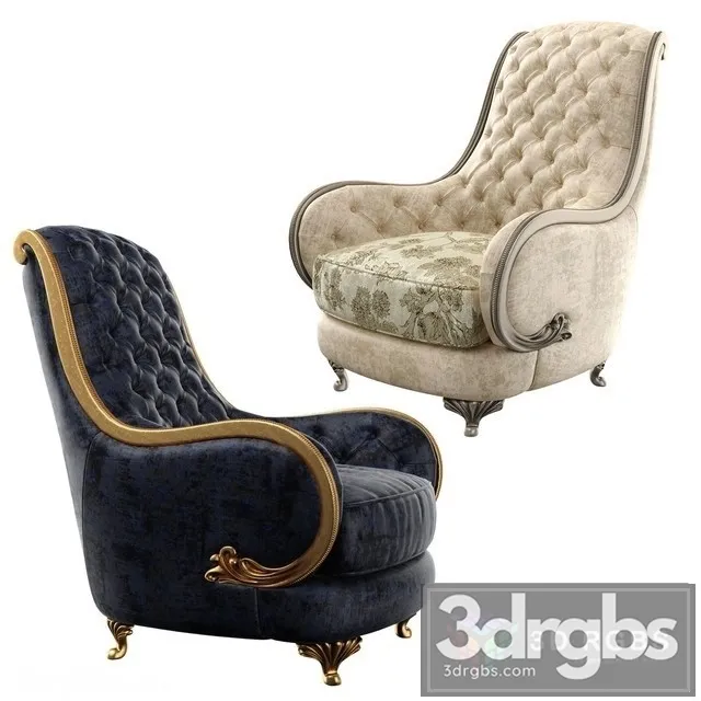 Narciso Mantellassi Armchair 3D Model Download Narciso Mantellassi Armchair 3D Model Download