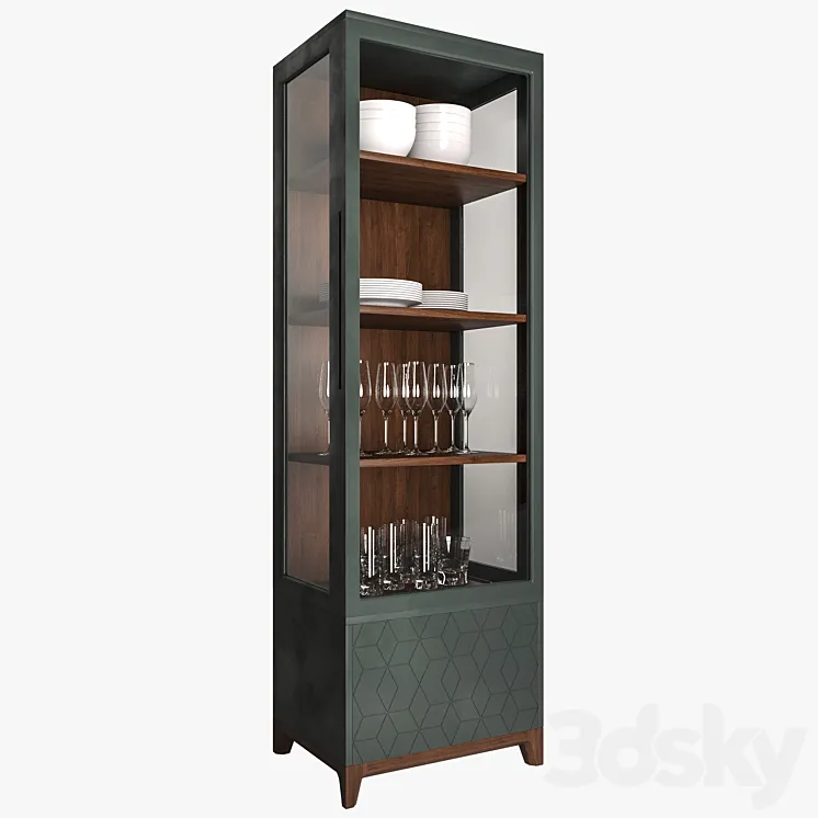 Narrow showcase CS161 3D Model Free Download Narrow showcase CS161 3D Model Free Download