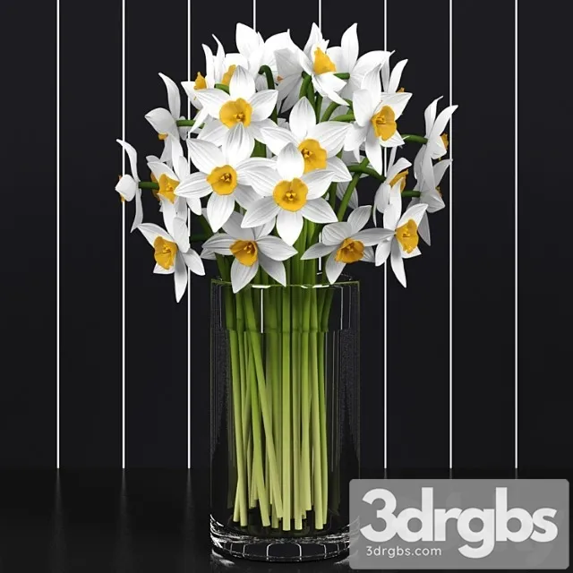 Nartsissy Daffodils 3D Model Download Nartsissy Daffodils 3D Model Download