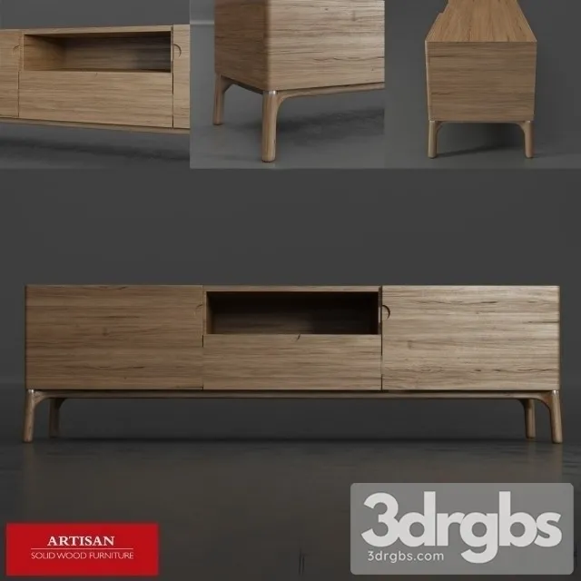 Naru Sideboard 3D Model Download