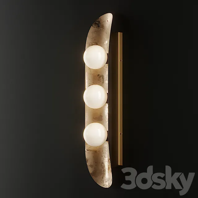 NATASHA 3-LIGHT SCONCE from LULU and Georgia 3DModel