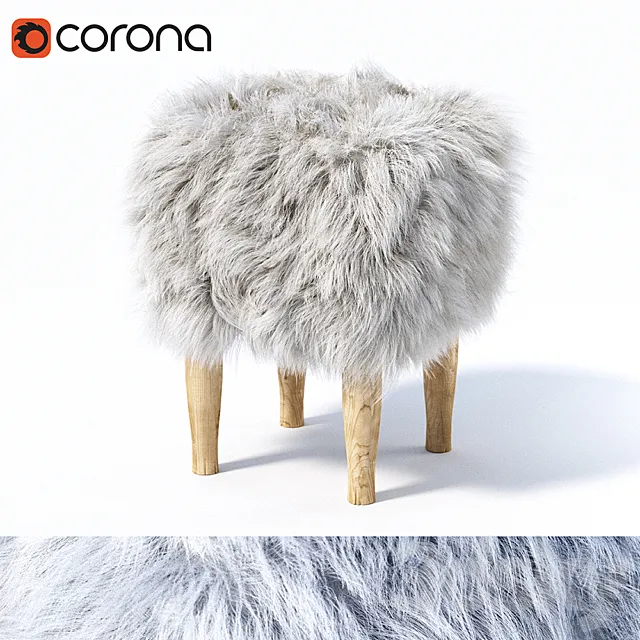 nate berkus ottoman 3DModel nate berkus ottoman 3DModel