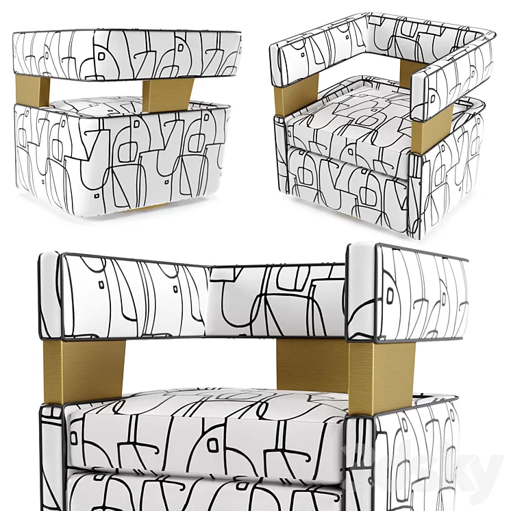 Nathan Anthony Aerie Chair 3D Model