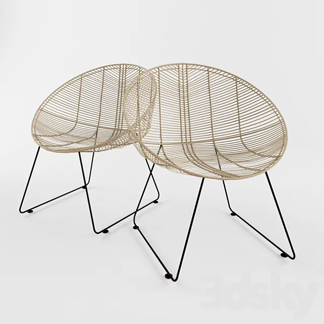 Natural Eryn chair 3DModel